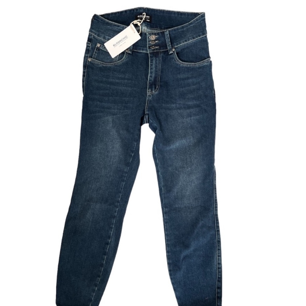 Bloomchic Medium Wash Slim Jeans - Picture 5 of 6